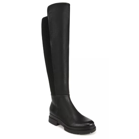 Naturalizer Womens Olga Knee High Boot US 9 Wide EU 40 Black Water Resistant NIB - Picture 1 of 10